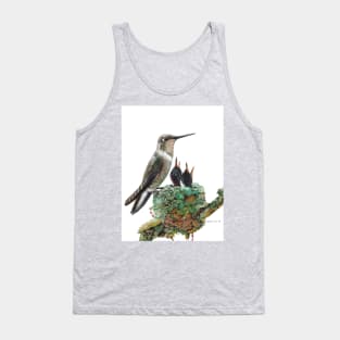 Hummingbird and babies Tank Top